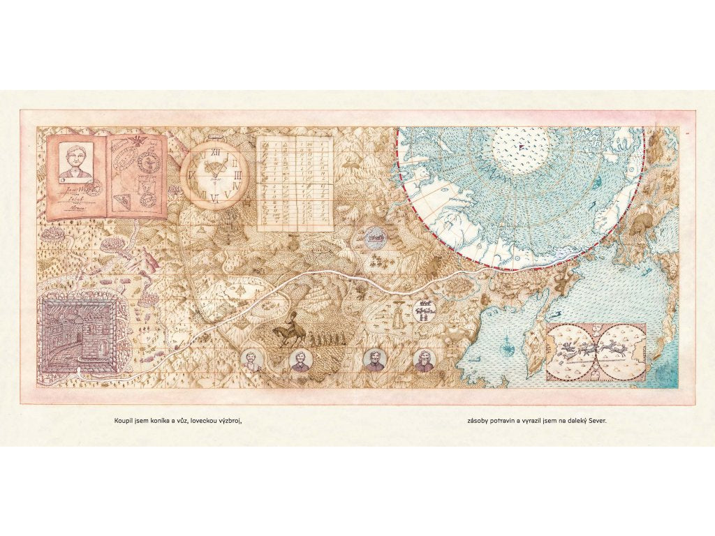 Podivuhodný příběh Eskymo Welzla – Petr Sís