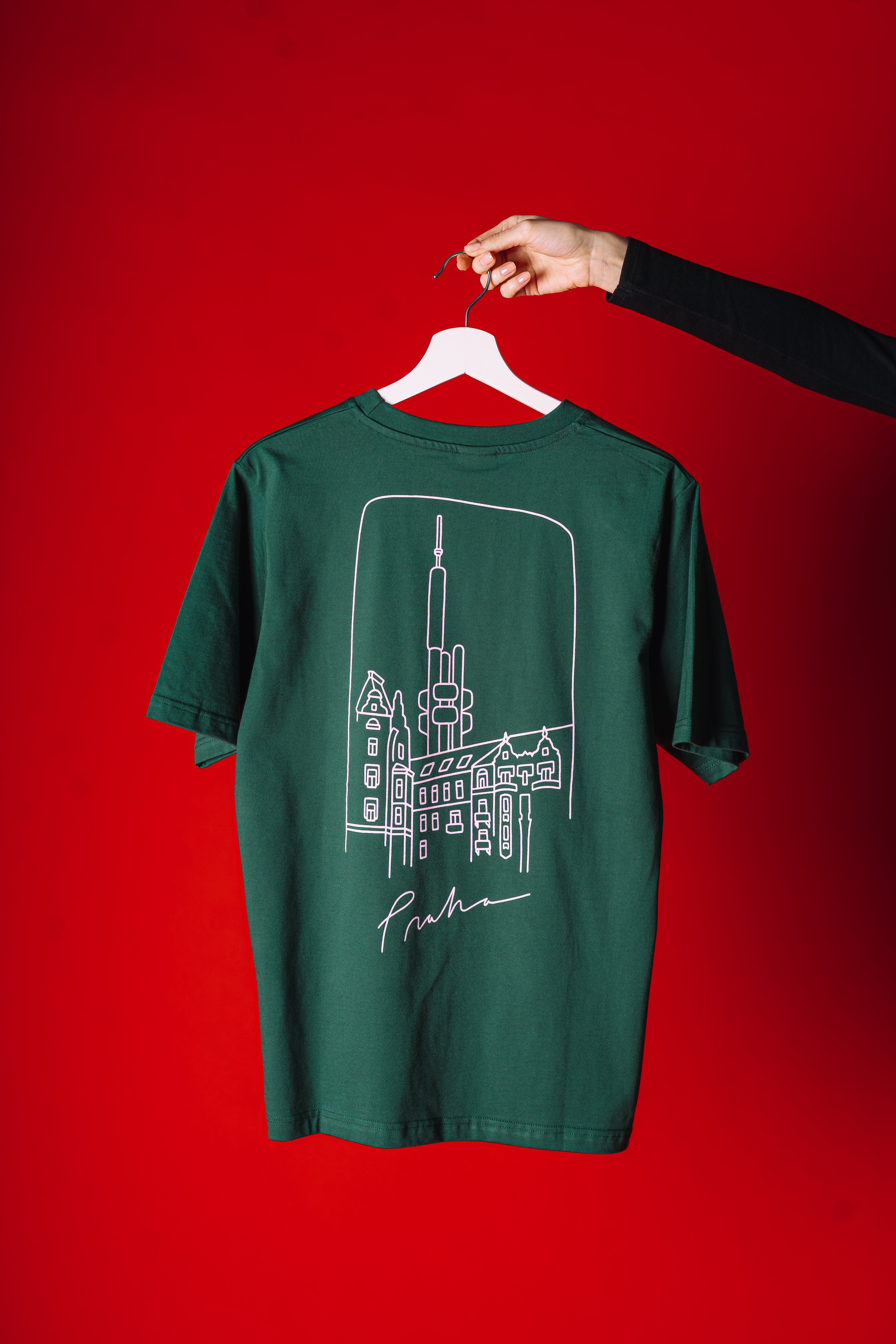 Prague Collection T-shirt – Žižkov TV Tower – Bendox Bookshop