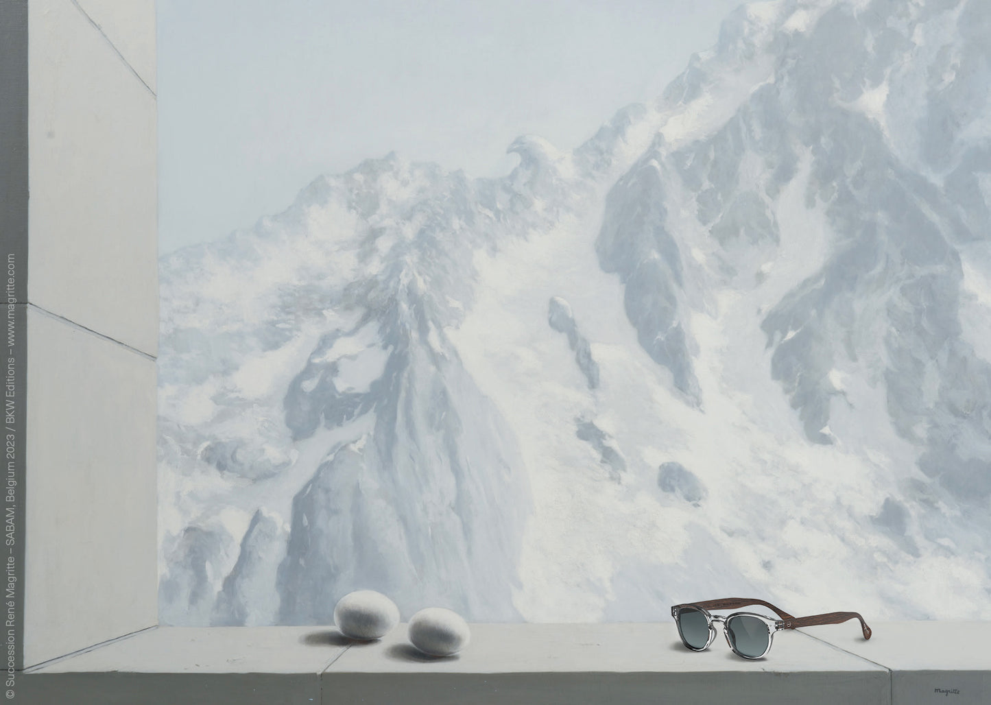 Limited Edition Sunglasses Magritte x IZIPIZI (Dark Wood)