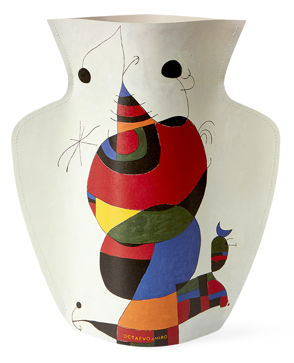 Papírová váza Femme Oiseau Tolie (Joan Miró Foundation)