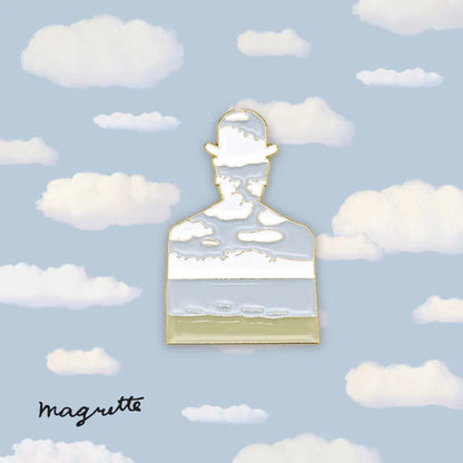 Připínaček Pinpinpin – Silhouette (René Magritte)