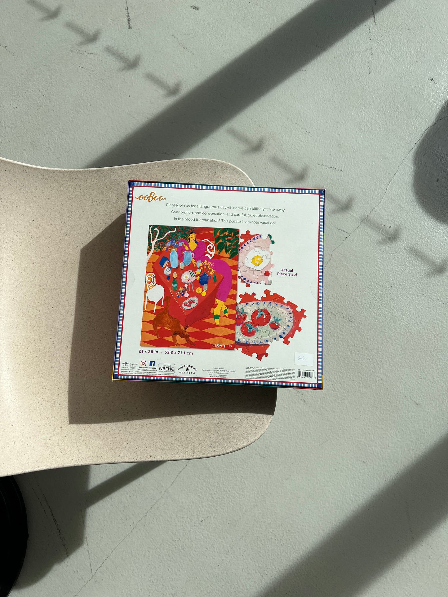 Eating Outside – 1000 Piece Rectangle Puzzle