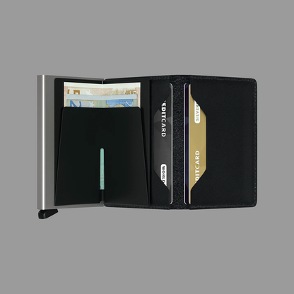Secrid – Kožená peněženka Slimwallet Original Black / černá
