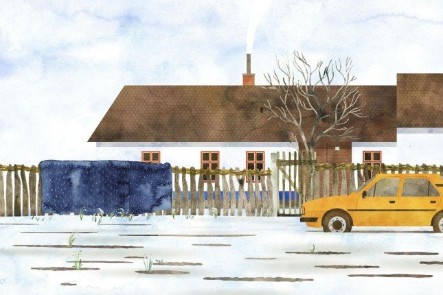 Apolenka z modrotisku