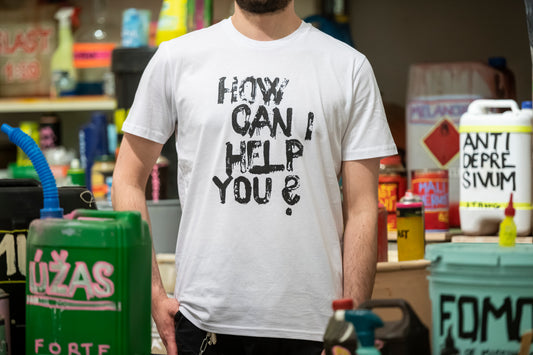T-shirt HOW CAN I HELP YOU? – Krištof Kintera