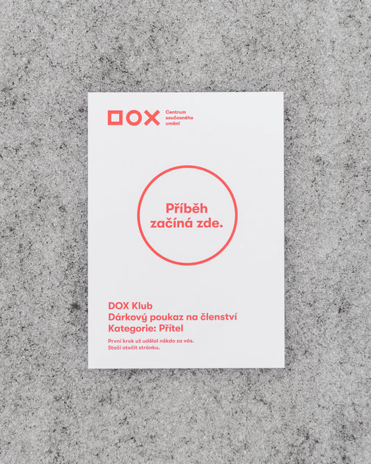 Poukaz na roční členství DOX: Přítel