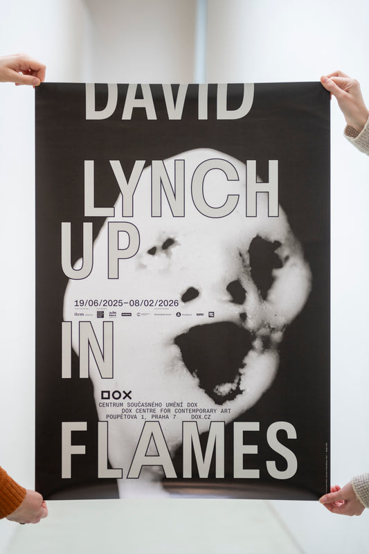 Plakát David Lynch – Up in Flames