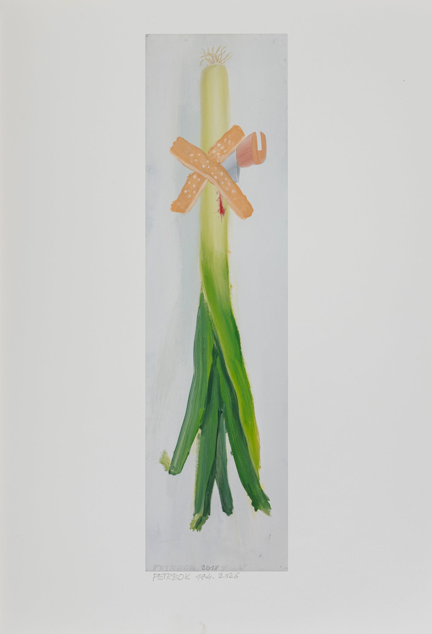 A series of painted prints by Jiří Petrbok
