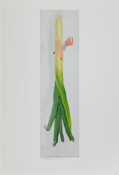 A series of painted prints by Jiří Petrbok