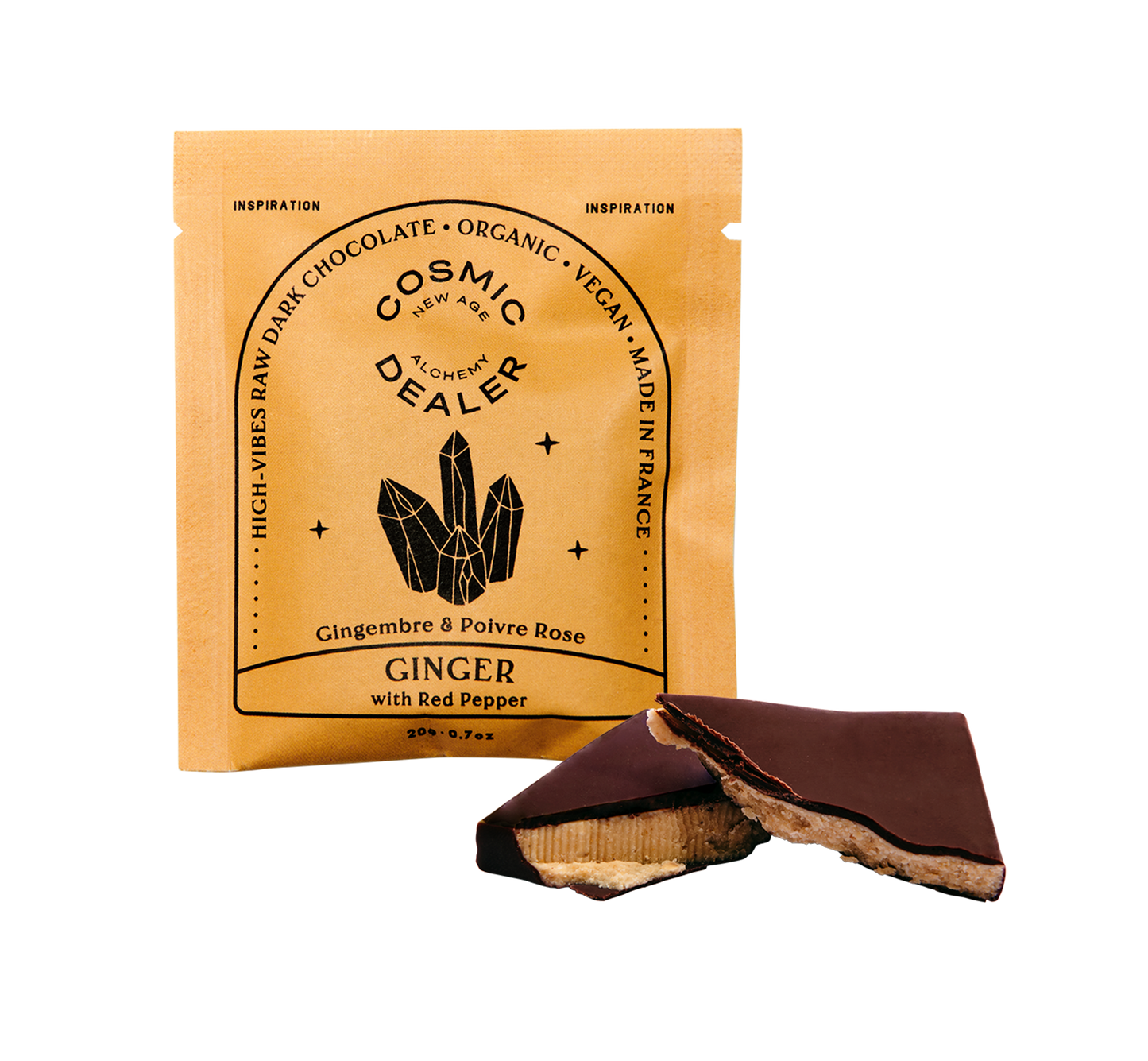 Cosmic Dealer - High Vibes Nut Butter Chocolate: Ginger & Cashew