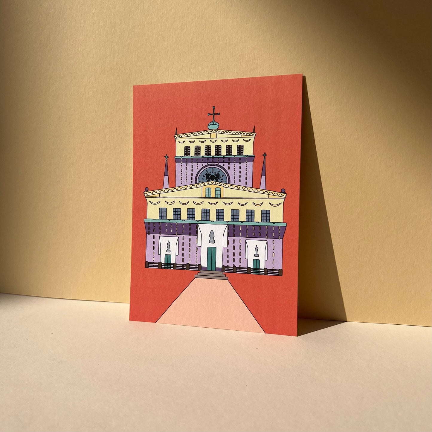 Prague Collection Postcards – Plečnik's JzP Church