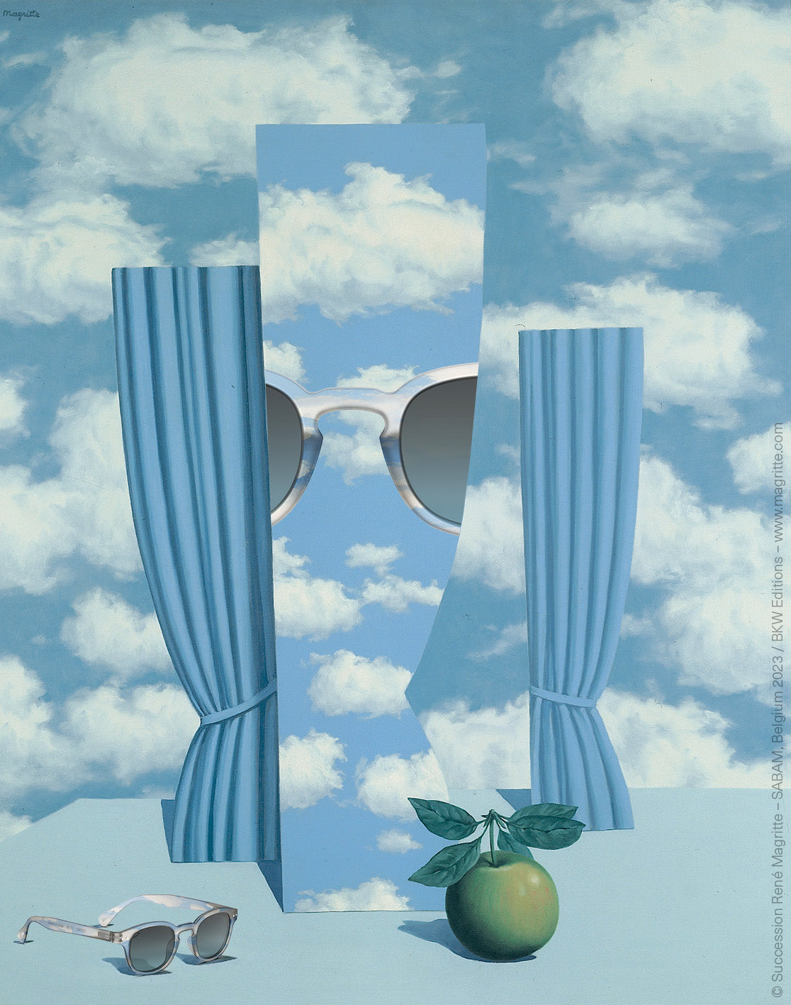 IZIPIZI sluneční brýle – limitovaná edice Magritte, mraky / clouds