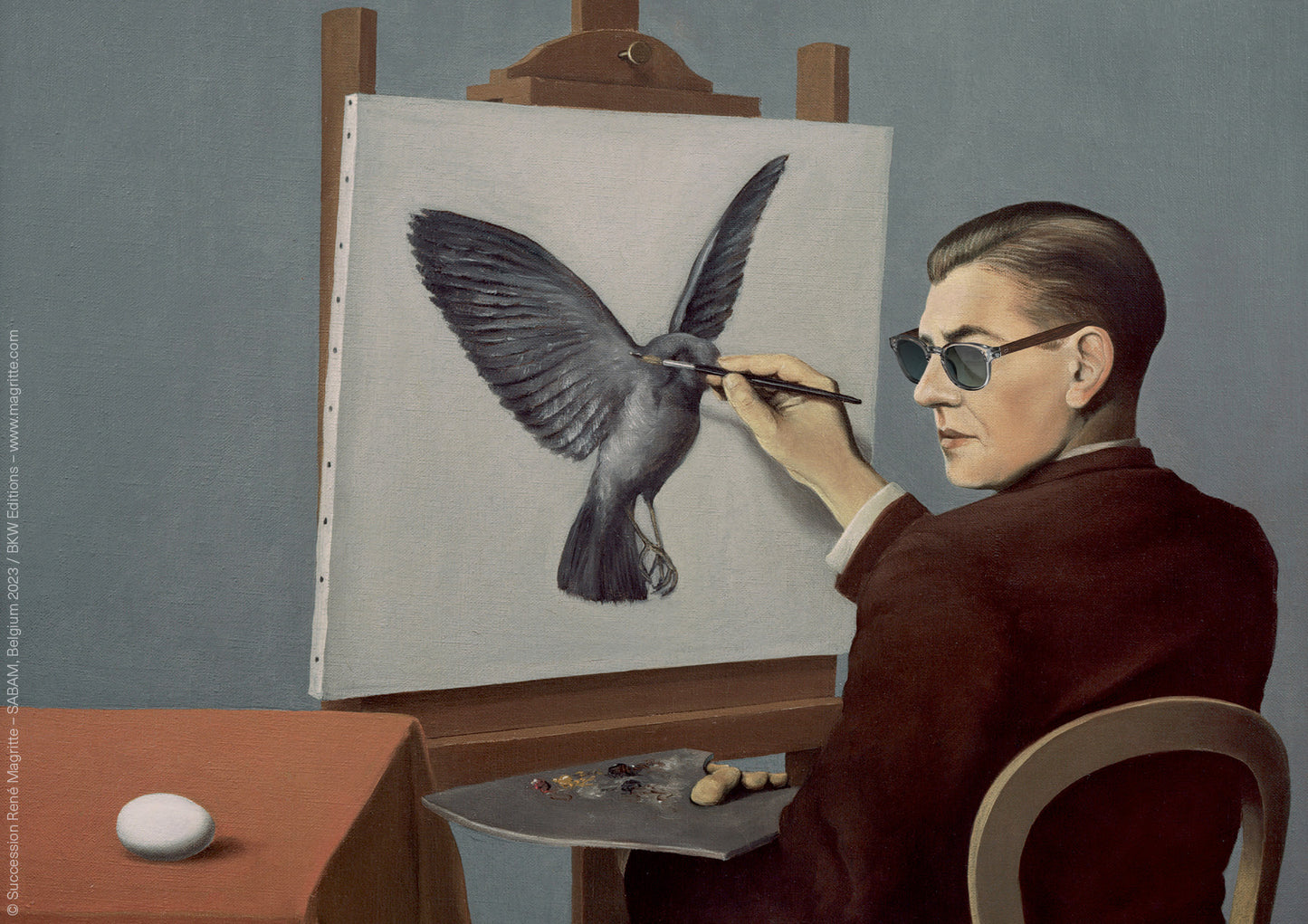 IZIPIZI sluneční brýle – limitovaná edice Magritte, tmavé dřevo / dark wood