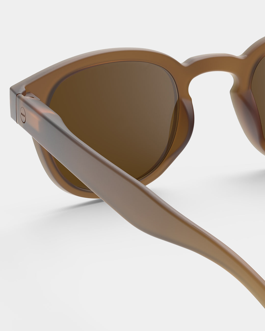IZIPIZI sluneční brýle – limitovaná edice Magritte, dýmka / brown pipe