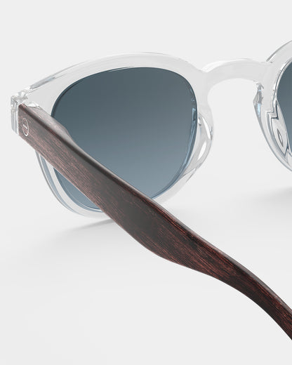 IZIPIZI sluneční brýle – limitovaná edice Magritte, tmavé dřevo / dark wood