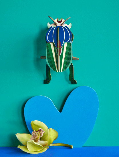 Studio ROOF – Mimela Scarab Beetle wall decoration