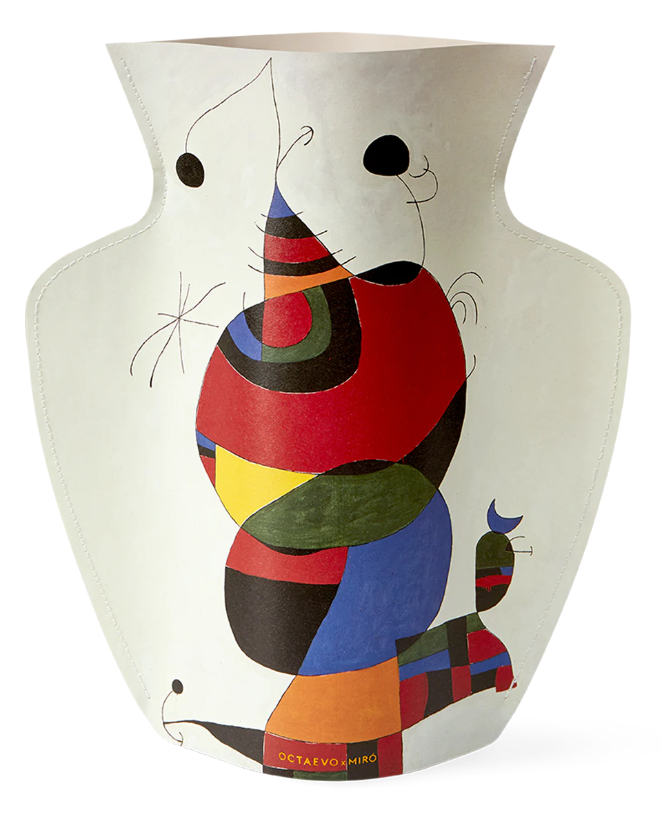 OCTAEVO - Paper Vase Femme Oiseau Tolie (Joan Miró Foundation)