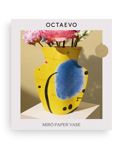 OCTAEVO - Paper Vase Lor de Lazur (Joan Miró Foundation)