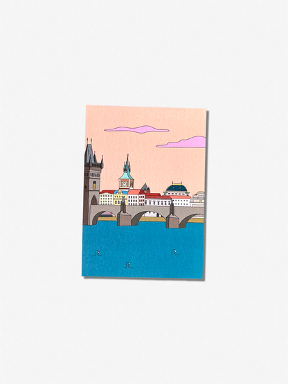 Prague Collection Postcard – Charles Bridge