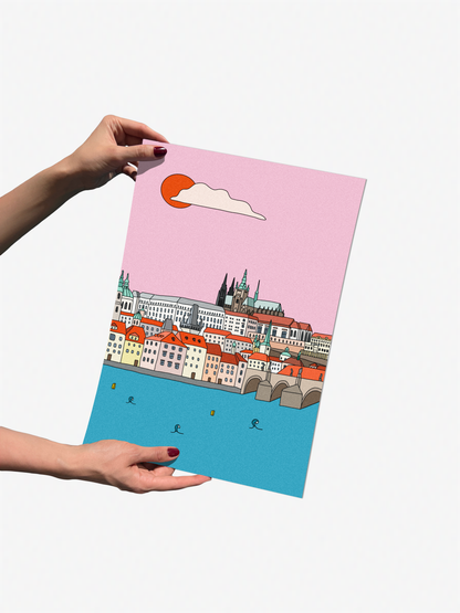 Prague Collection – Plakát Panorama, A4/A3