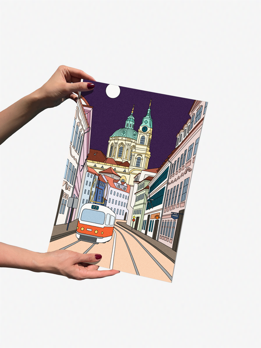 Prague Collection - Poster Lesser Town, A3