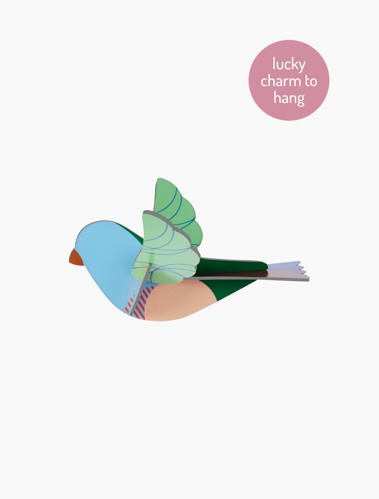 Studio ROOF – Papírová závěsá ozdoba Lucky Charm Sparrow / ptáček