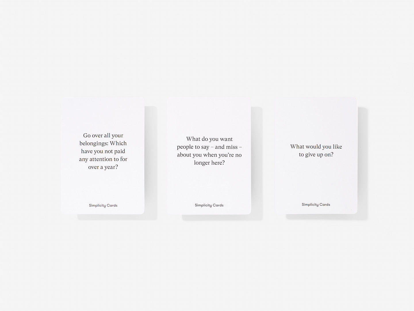 Simplicity Cards / The School of Life