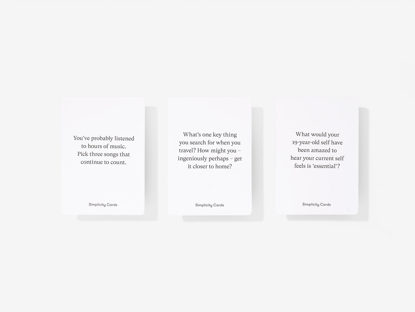 Simplicity Cards / The School of Life