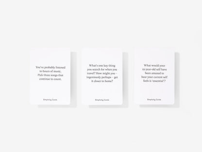 Simplicity Cards / The School of Life