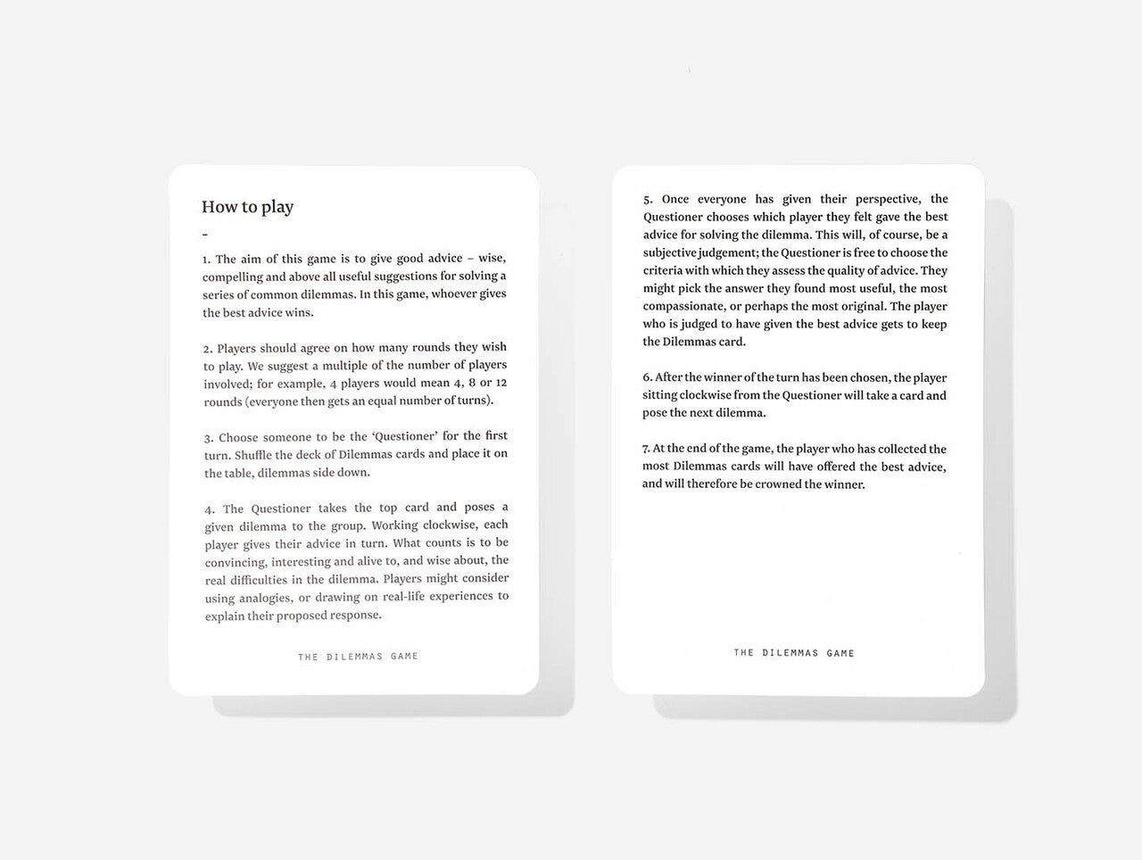 Karty The Dilemmas Game