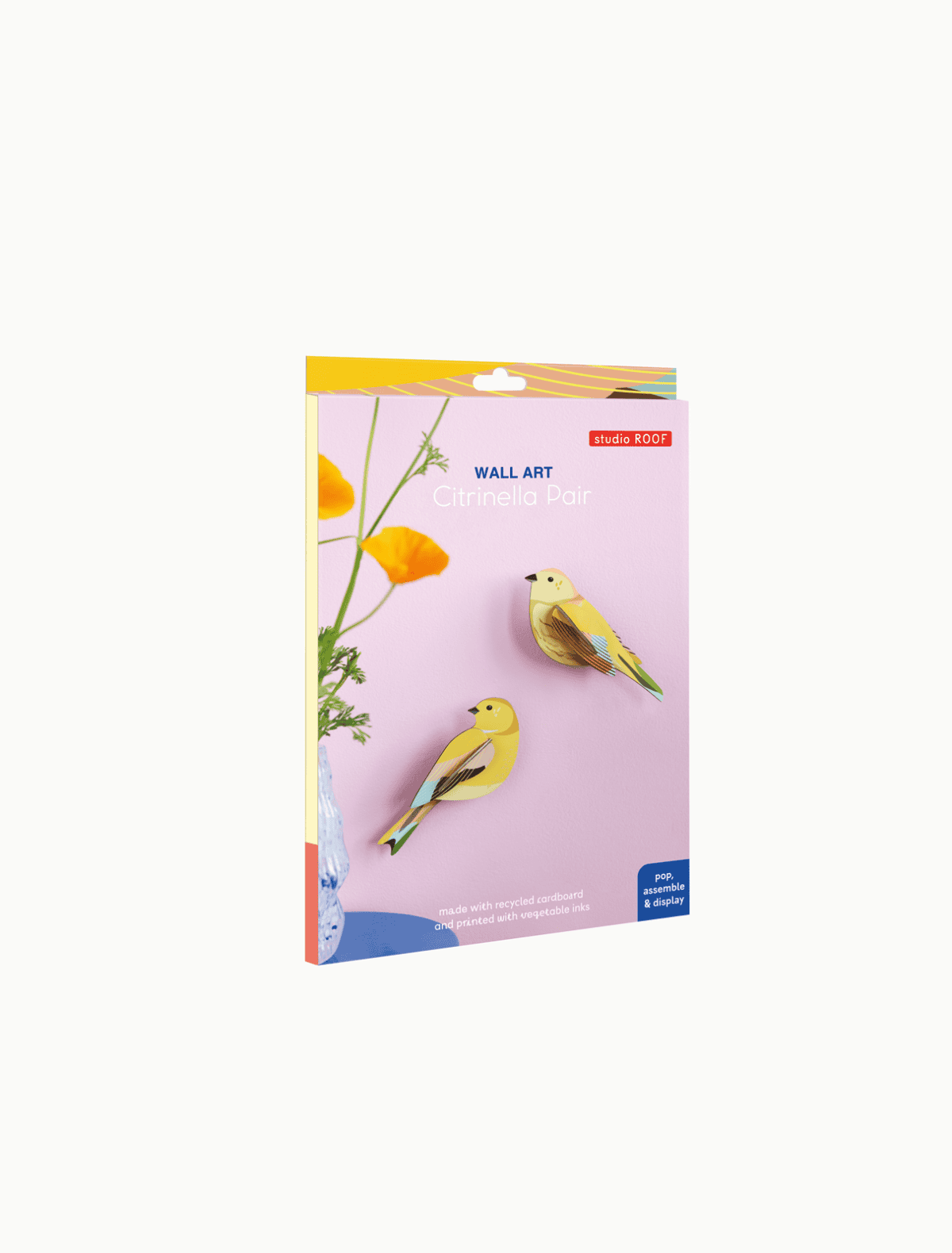 Nástěnná dekorace Citrinella Pair / strnadi