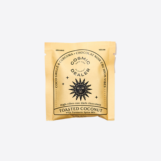 Cosmic Dealer - High Vibes Nut Butter Chocolate: Toasted Coconut &amp; Turmeric