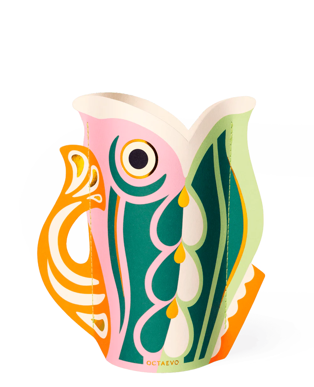 Papírová váza Fish / ryba (malá)