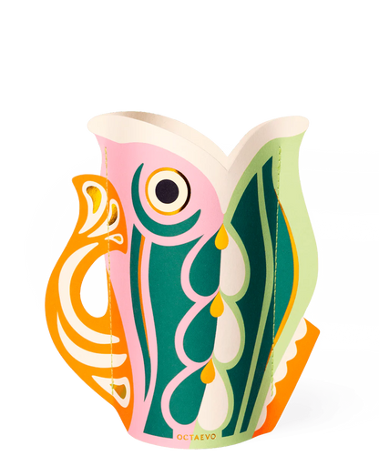 Papírová váza Fish / ryba (malá)