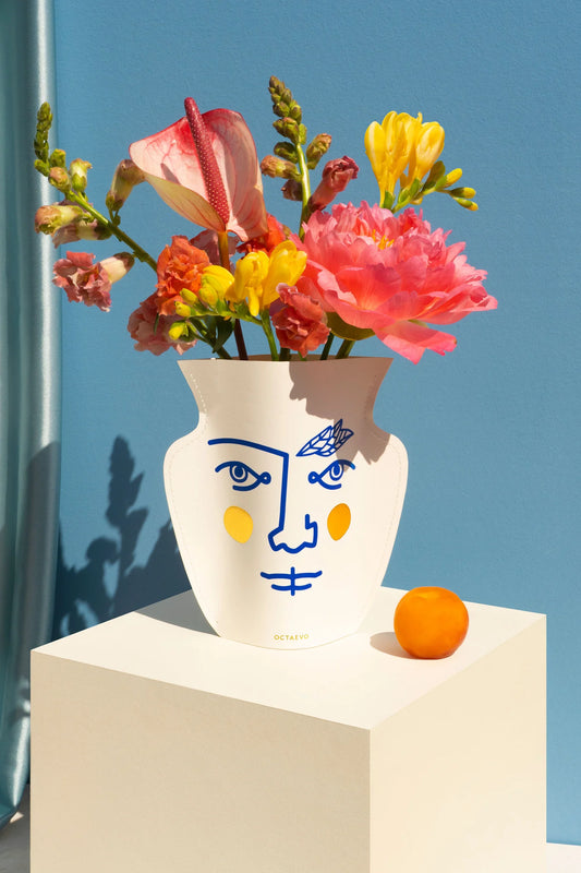 OCTAEVO – Papírová váza Janus Mini (oboustranný design)
