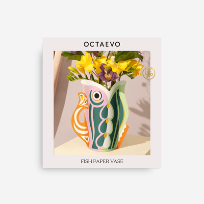 Papírová váza Fish / ryba (malá)