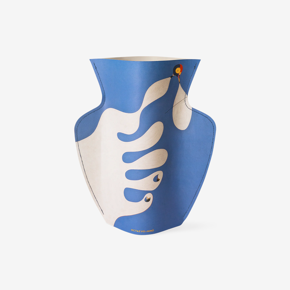 OCTAEVO - Paper Vase Main La Poursuite Dun Oiseau (Joan Miró Foundation)