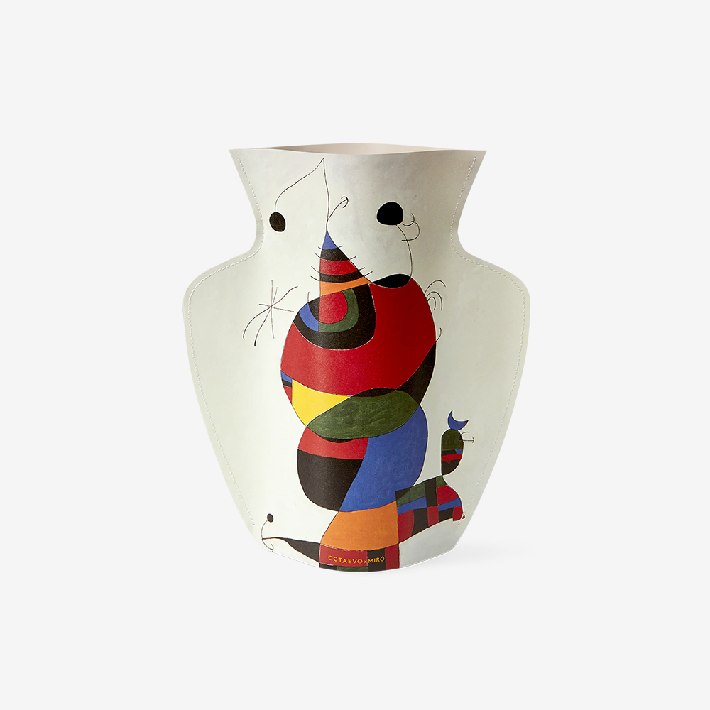 OCTAEVO - Paper Vase Femme Oiseau Tolie (Joan Miró Foundation)