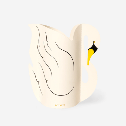 Papírová váza Swan / labuť (malá)