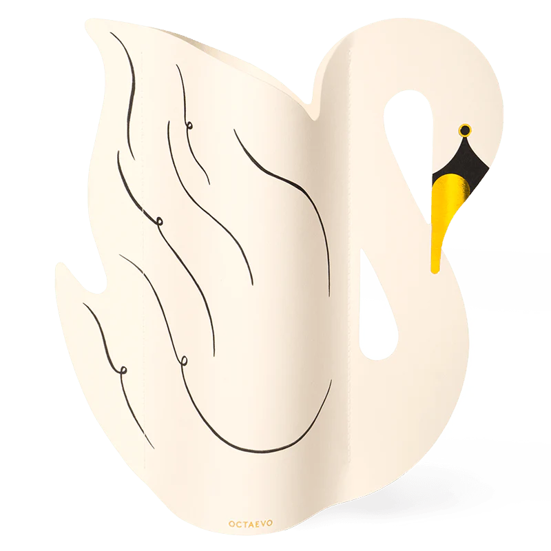 Papírová váza Swan / labuť