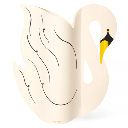 Papírová váza Swan / labuť