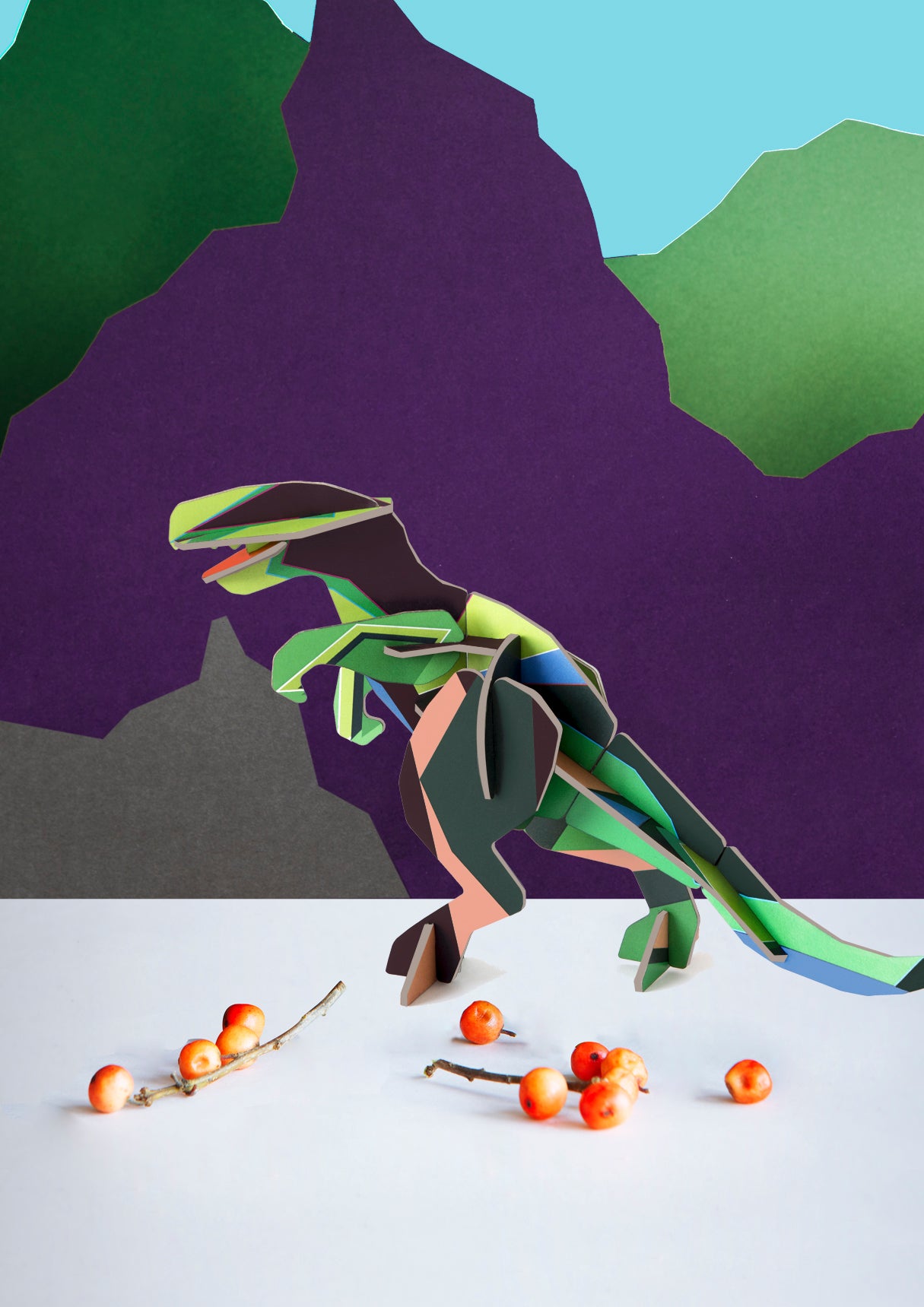 Studio ROOF – Papírová dekorace T-Rex