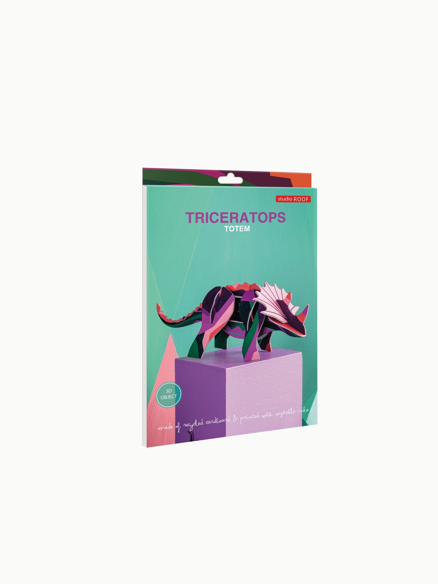Studio ROOF – Papírová dekorace Triceratops