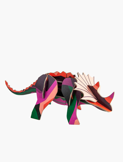 Studio ROOF – Papírová dekorace Triceratops