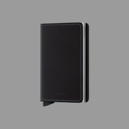 Secrid – Kožená peněženka Slimwallet Original Black / černá