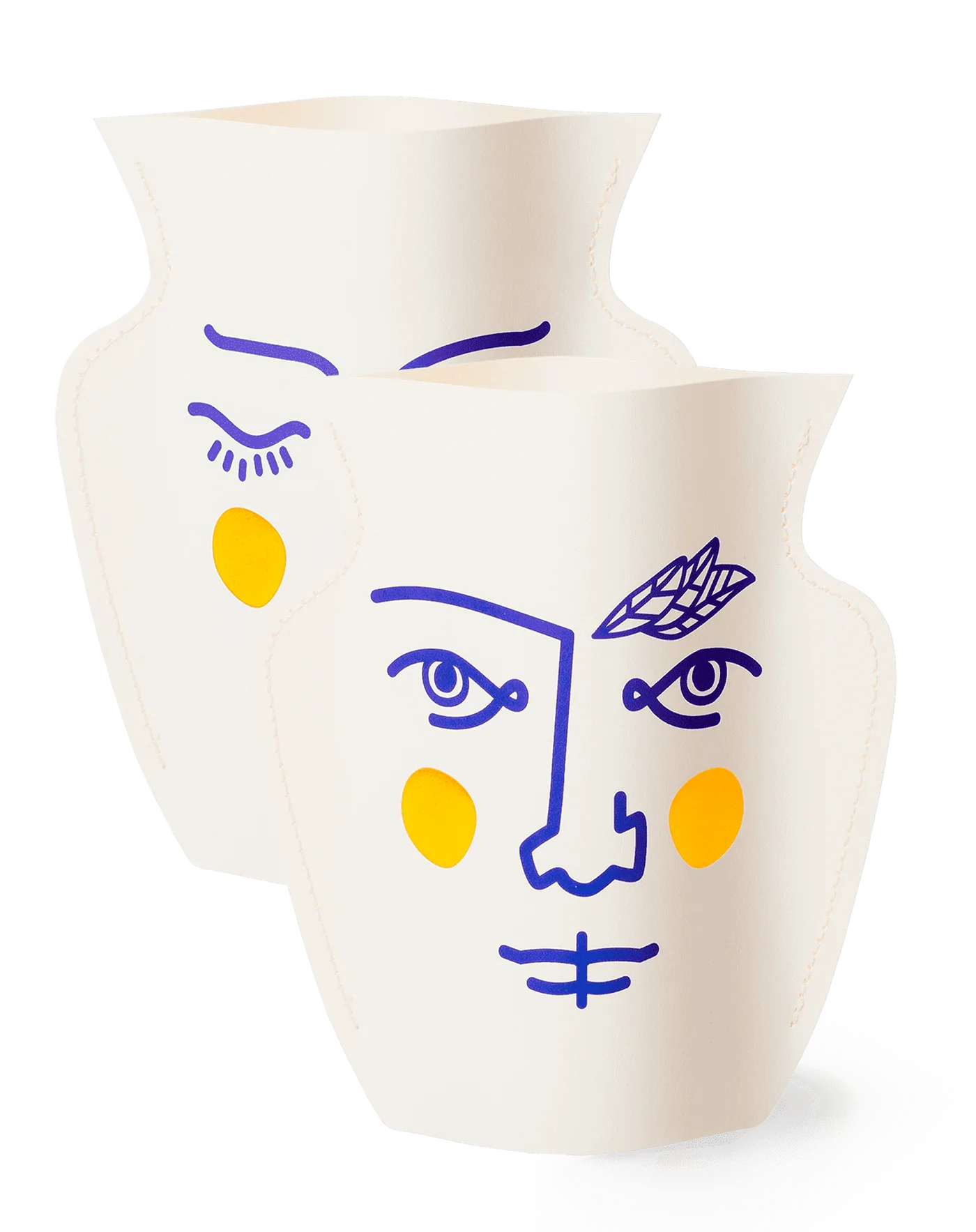 Papírová váza (Double Sided) Janus Mini Paper Vase od značky OCTAEVO
