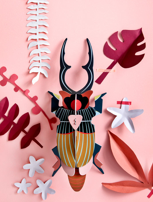 Studio ROOF – Giant Stag Beetle wall decoration